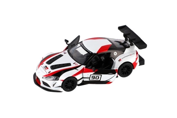Auto Kinsmart Toyota GR Supra Racing metaal 13 cm