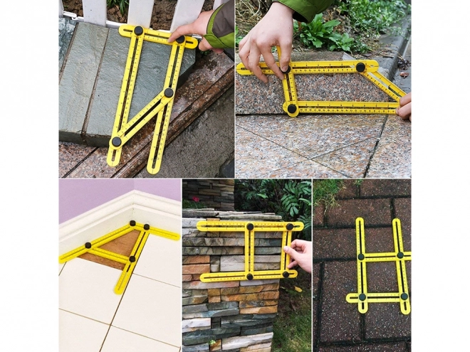 Multifunctionele hoeksjabloon liniaal