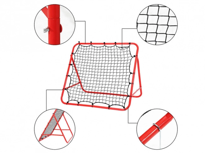 Trainingsframe Rebounder voor stuitervoetbal 100x100cm
