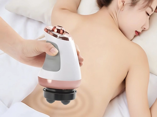 Massageapparaat voor het lichaam tegen cellulitis
