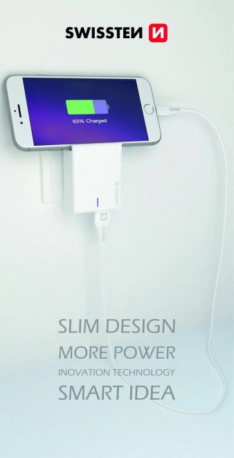 Lader met USB-C 18W Power Delivery Swissten
