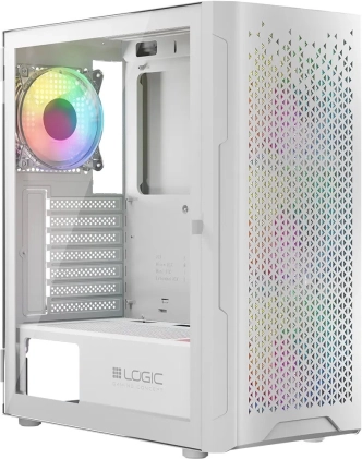 computerbehuizing Logic Aramis ARGB MIDI USB 3.0 wit