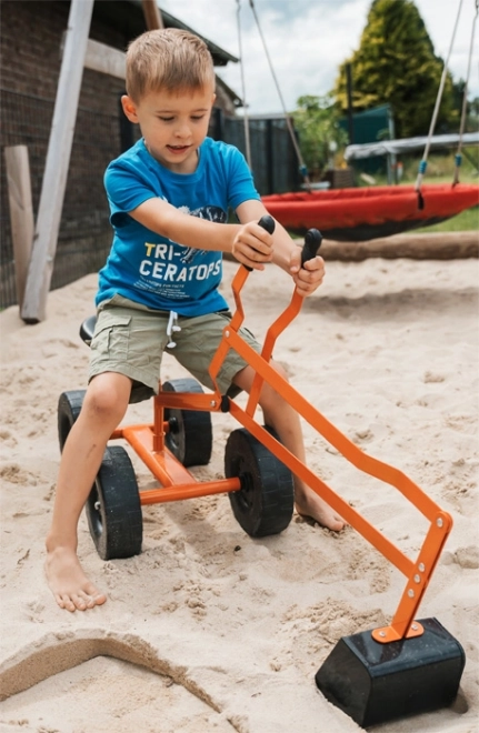 Kleine Voet Graafmachine met Wielen