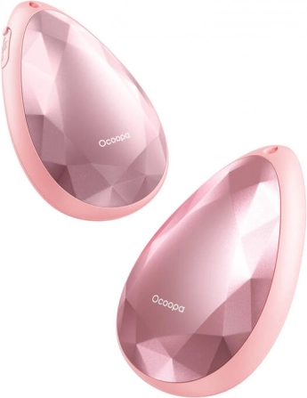 Ocoopa UT3041 dubbel handwarmer 2×2000 mAh, USB‑C, roze