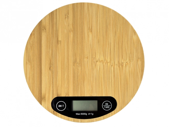 Digitale bamboe keukenweegschaal tot 5 kg