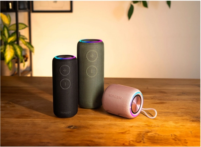 Draadloze Bluetooth-luidspreker Sencor Sirius 2 met LED-verlichting en TWS-functie