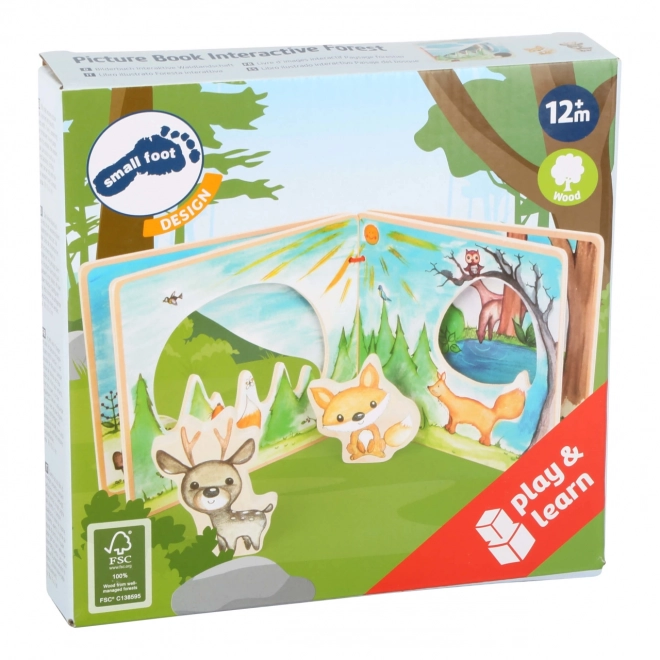 Interactief houten prentenboek Small Foot