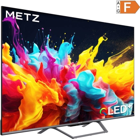 metz 43" qled 4k ultra hd televisie met google tv