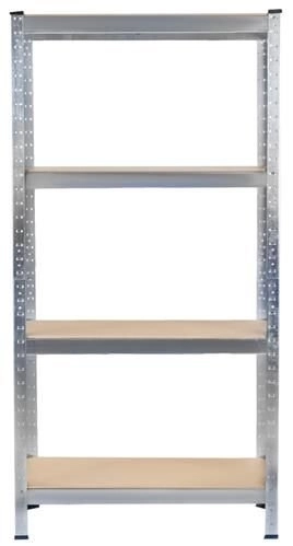 Metalen stellingkast met 4 planken 150x75x30 cm
