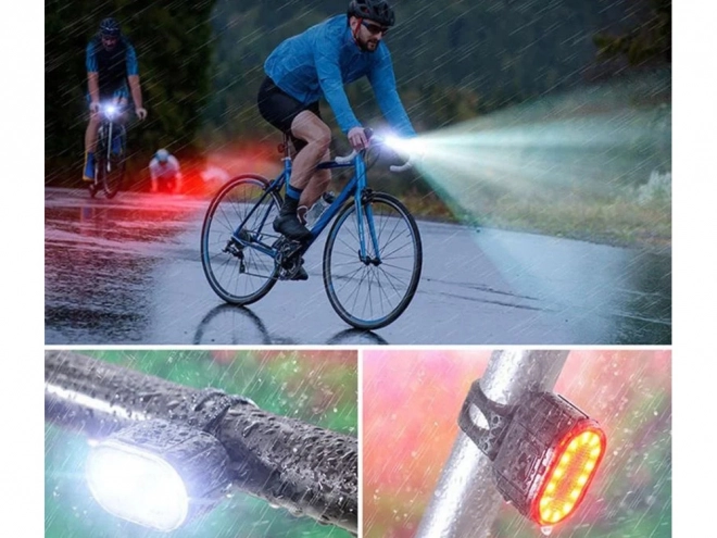 Oplaadbare LED-fietslampen met USB