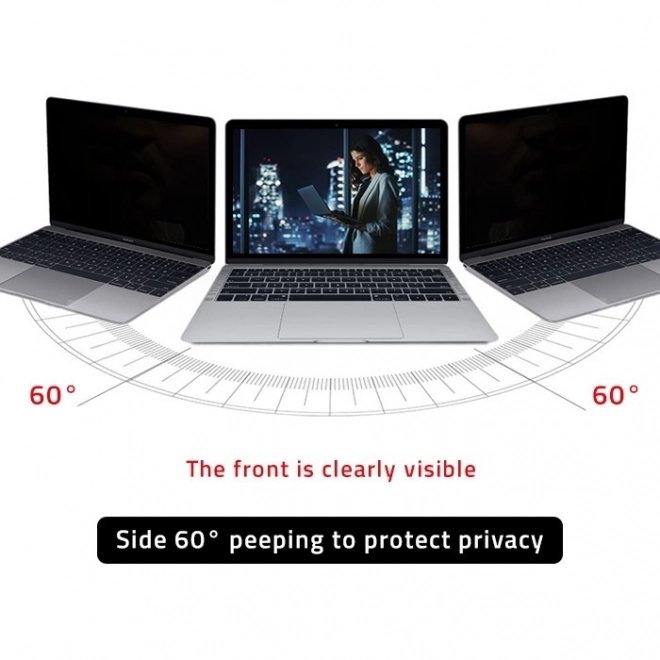Privacyfilter 24 inch 16:10 zwart