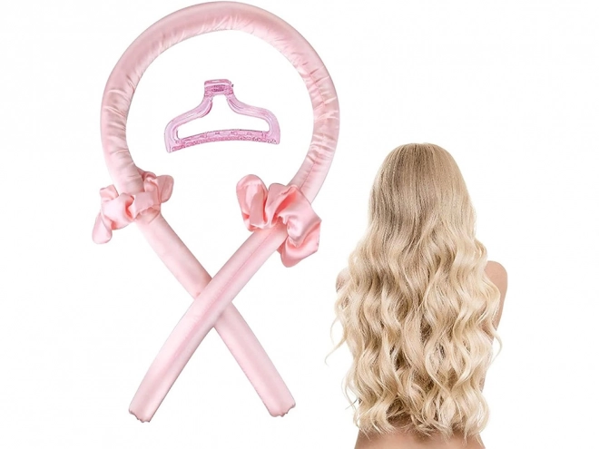 Hitteloze roze haarroller voor golvend haar