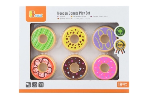 Houten donuts