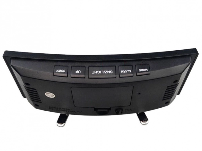 Elegante digitale wekker met thermometer en LED-display