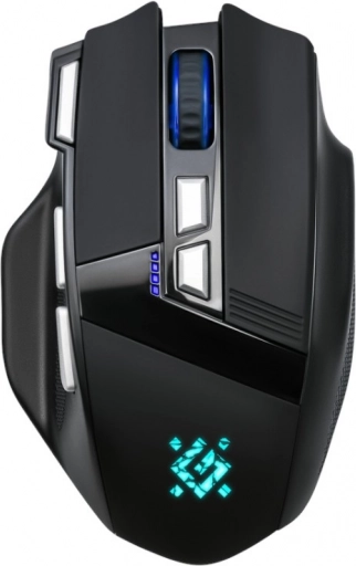 Draadloze gamingmuis DEFENDER Knight, 3200 DPI, 8 knoppen, zwart