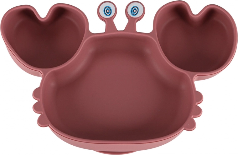 Krab-bord met vakverdeling en sterke zuignap