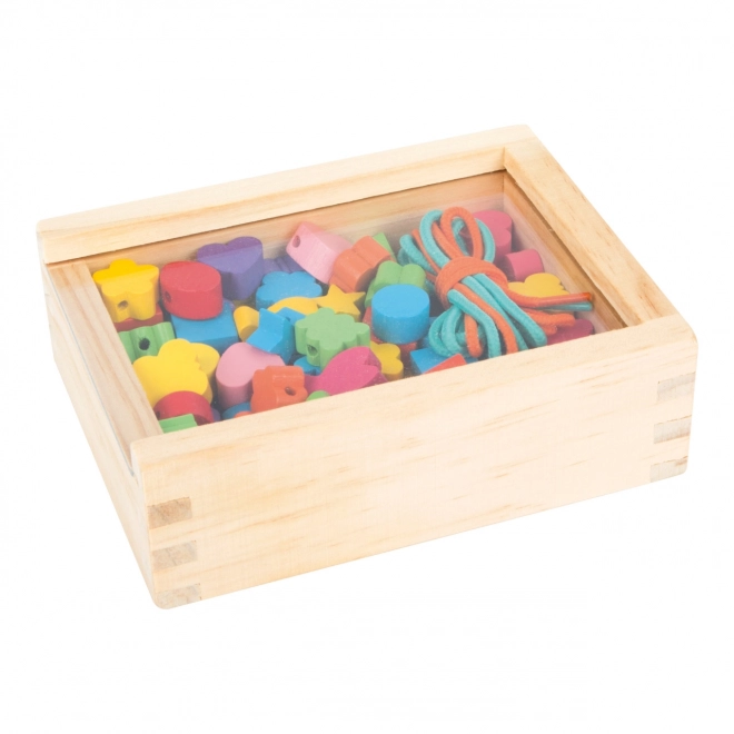 Houten rijgkralen Small Foot