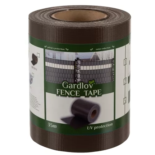 Hekband 19cmx35m 450g/m2 bruin 23702