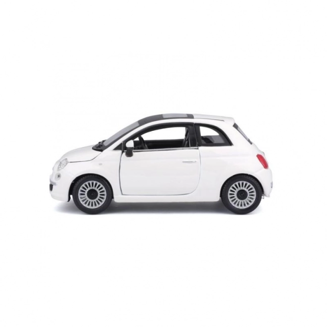 Bburago Fiat 500 modelauto 1:24 wit