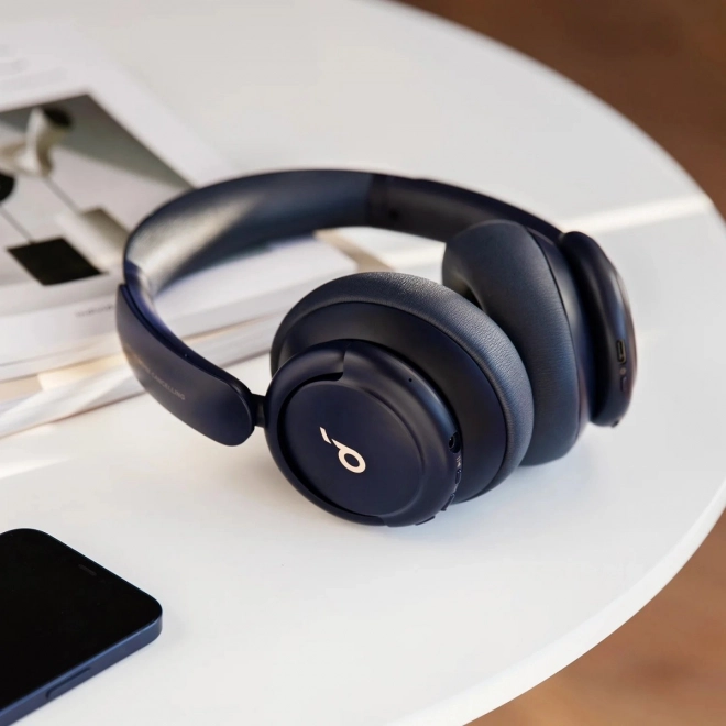 Draadloze koptelefoon SoundCore Life Q30 blauw