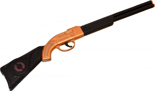 Plastic klappergeweer 50 cm