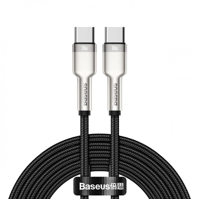 USB-C naar USB-C kabel Baseus Cafule 100W, 2m zwart