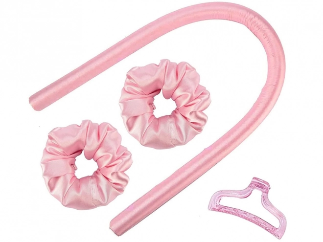Hitteloze roze haarroller voor golvend haar