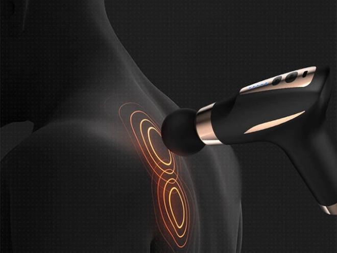 Multifunctioneel massagepistool met 6 opzetstukken