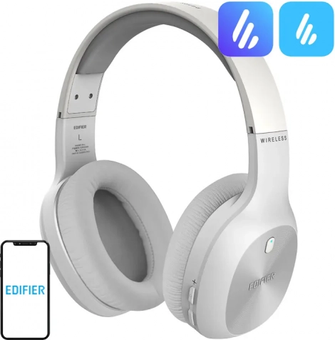 Draadloze koptelefoon EDIFIER W800BT Plus met aptX (wit)