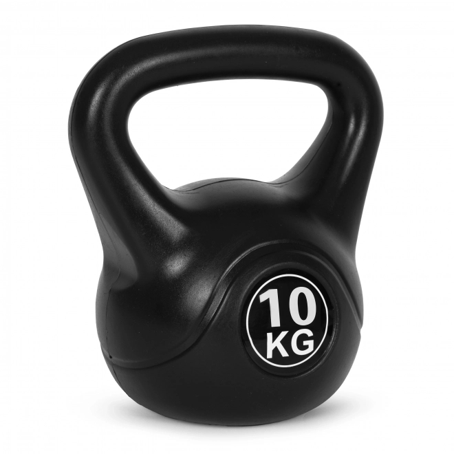 Kettlebell voor oefening zwart - 10kg