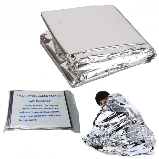 Thermo reddingsdeken 160x210 cm