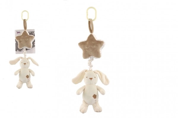 Hangend Pluchen Konijn met Ster voor Wiegen en Kinderwagens