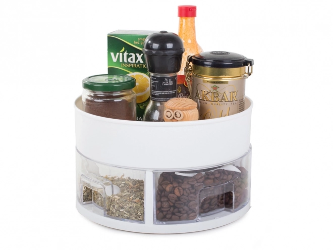 Draaibare organiser voor container in keukenkast