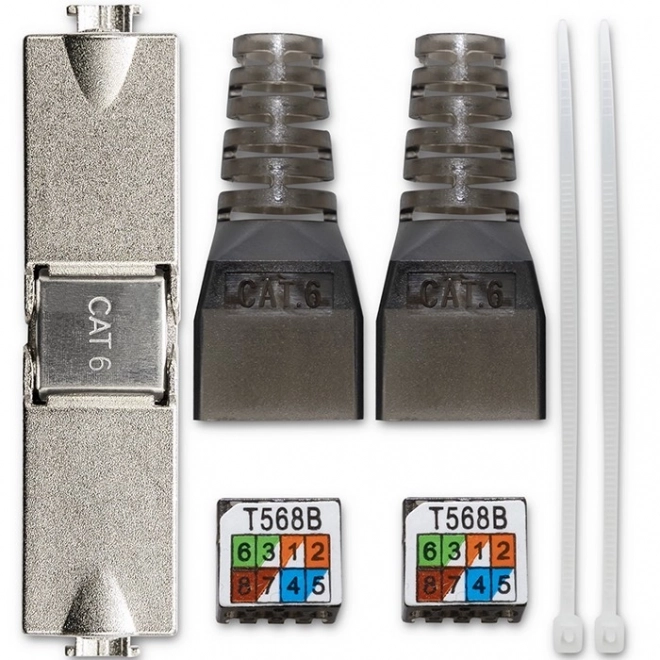 Gereedschapsloze RJ45-connector STP Cat6