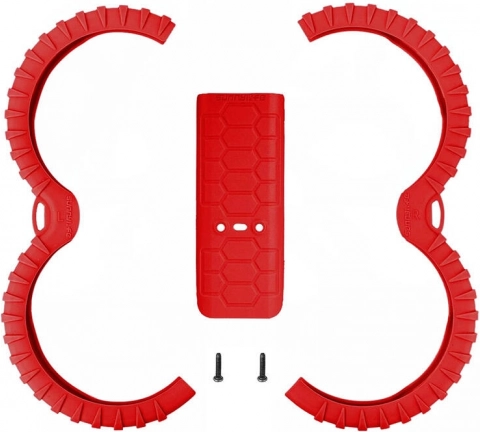 beschermende achterkap voor dji avata 2 van sunnylife (rood)