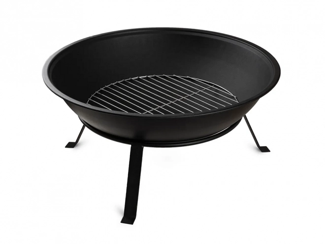 Groot tuinhaard met grill en standaard