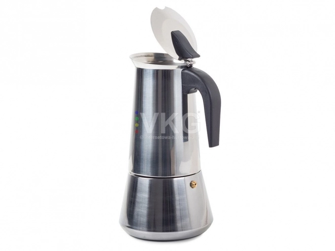 Italiaanse mokkanep 12 koffie 600 ml roestvrij staal
