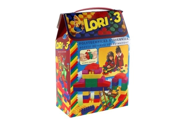 Bouwset LORI 3 plastic 50 stuks in doos 19x28x10cm