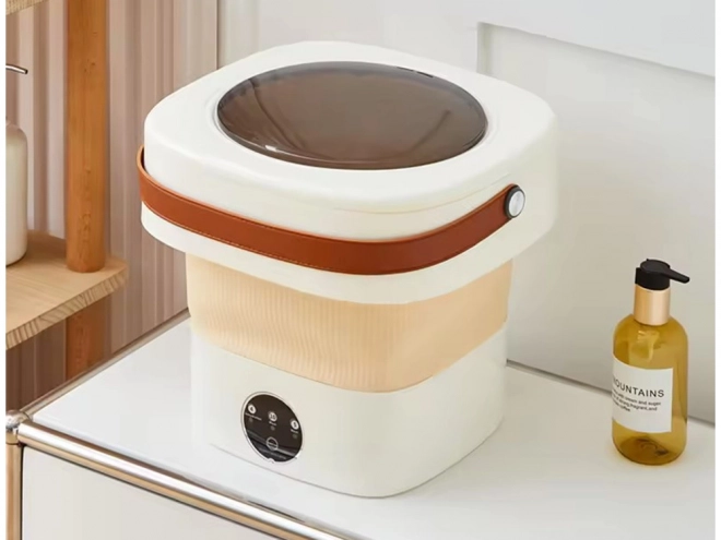 Kleine opvouwbare reiswasmachine 11l
