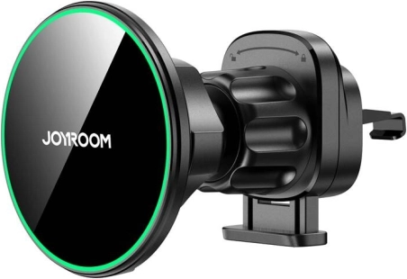 Magnetische autohouder met draadloos opladen JOYROOM zwart