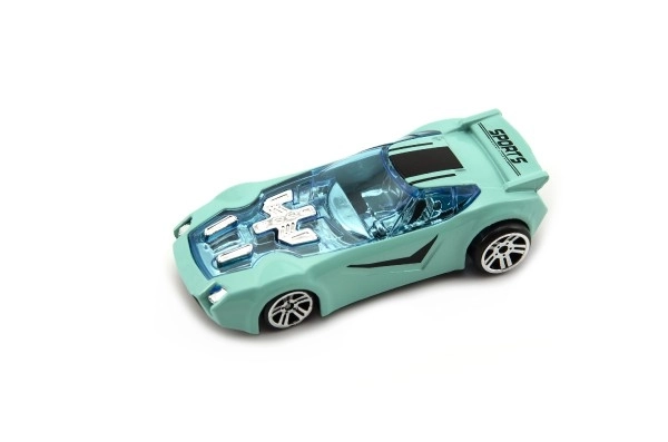 Metalen auto met vrije loop - 8 cm
