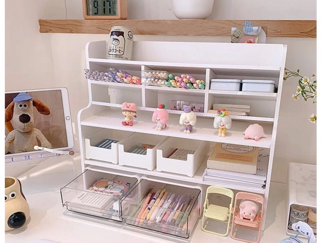 Tafelorganizer met planken
