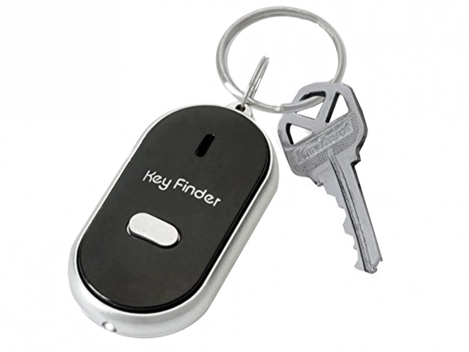Sleutelfinder met fluiten en LED-licht
