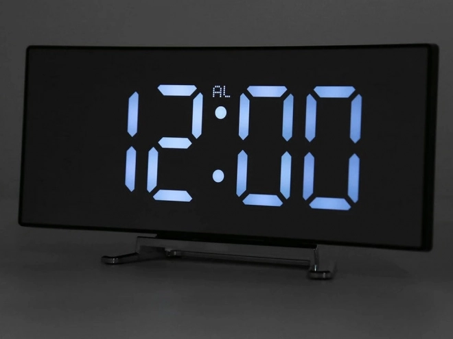 Elegante digitale wekker met thermometer en LED-display