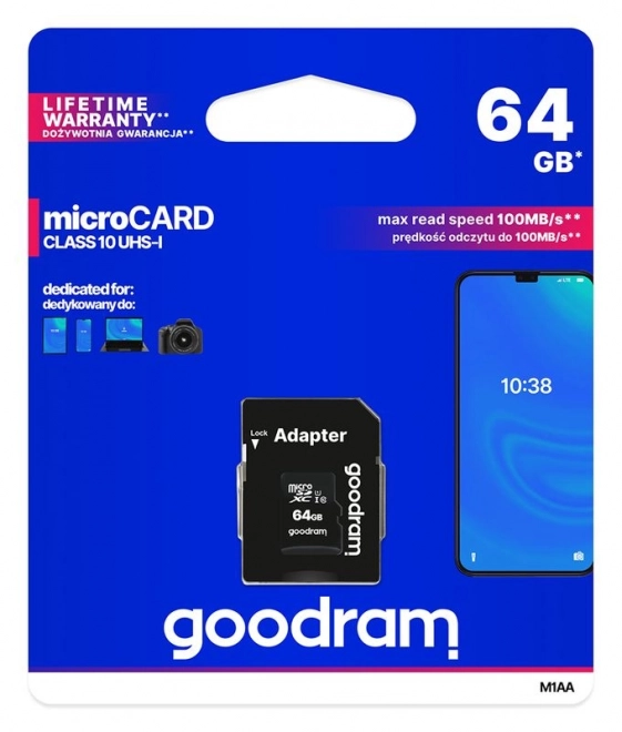 Geheugenkaart Goodram microSD 64GB