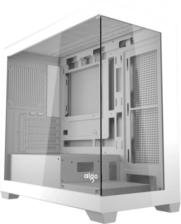 computerbehuizing Darkflash C218M wit met 6 ARGB-ventilatoren