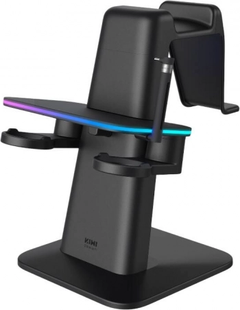 RGB oplaadstandaard voor META QUEST 3/QUEST 2/QUEST PRO van Kiwi Design – zwart