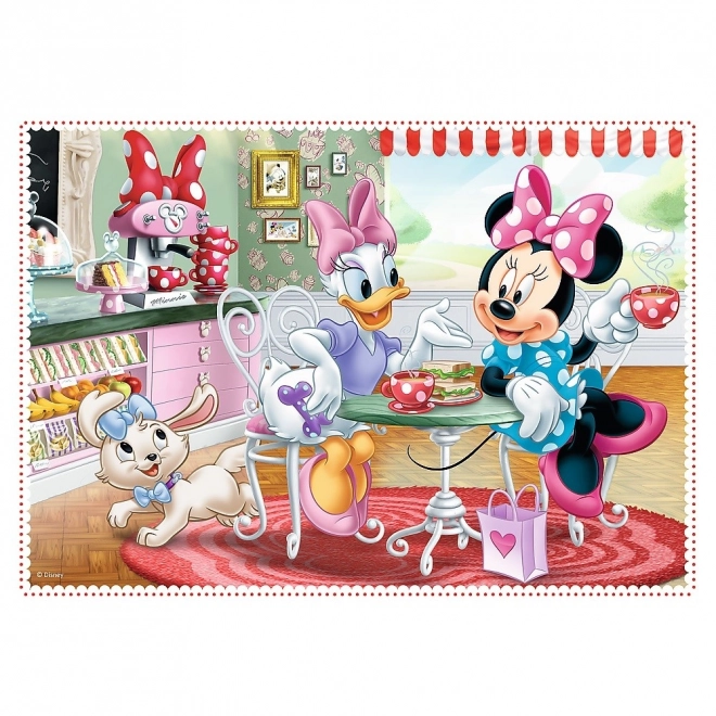 Puzzel 4in1 Minnie met vrienden