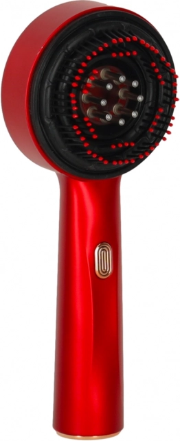 Hoofdmassagerborstel met USB en infraroodlicht