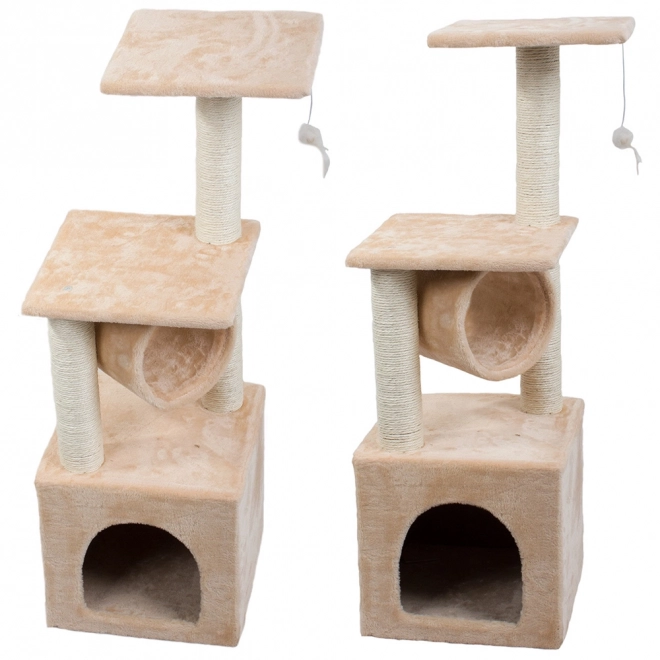 Kattenspeelboom Krabpaal Toren Bed 92cm